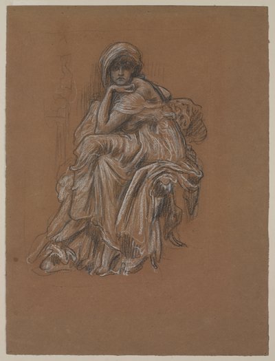 Study for the Painting Sybil by Frederic Leighton